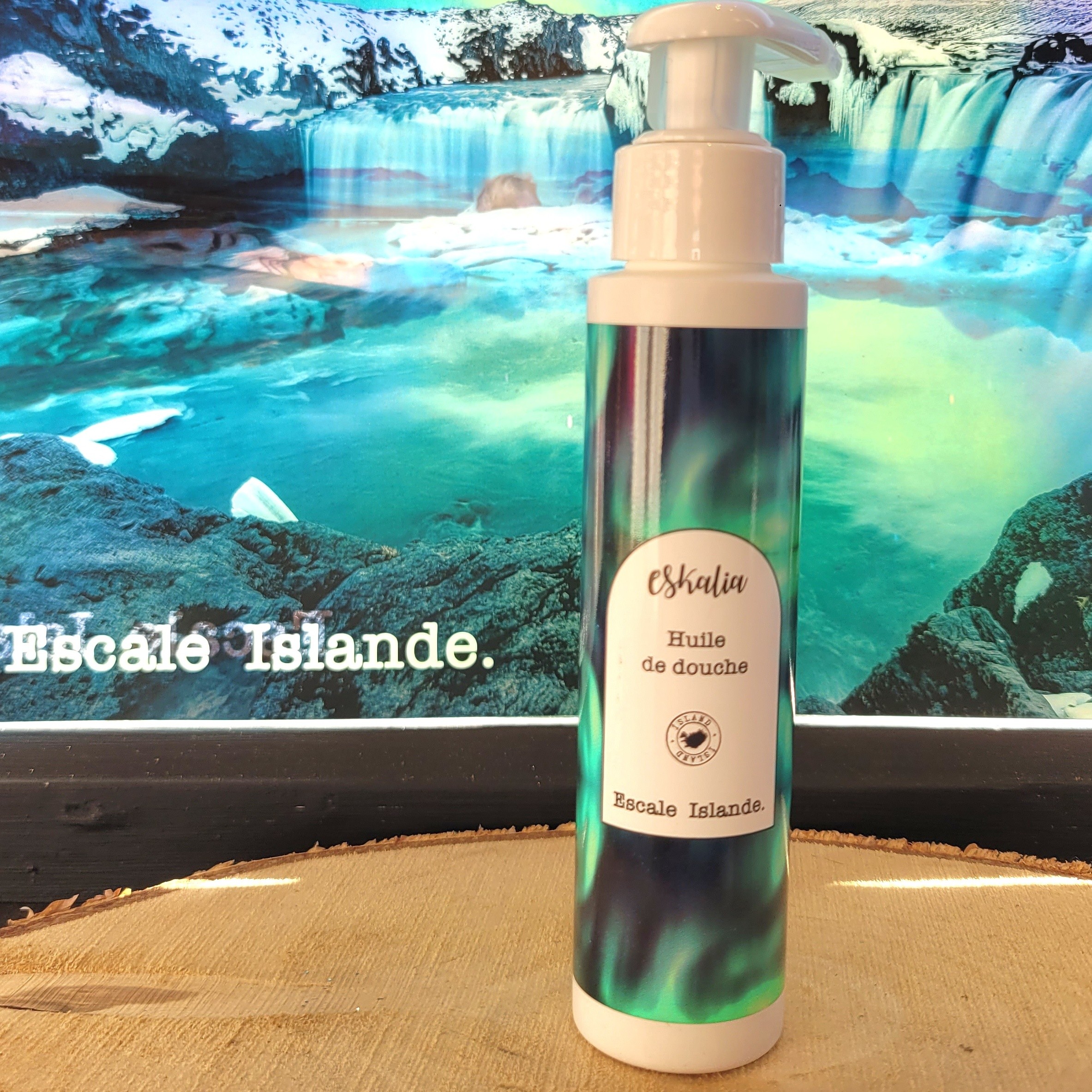 huile de douche 100ml eskalia islande